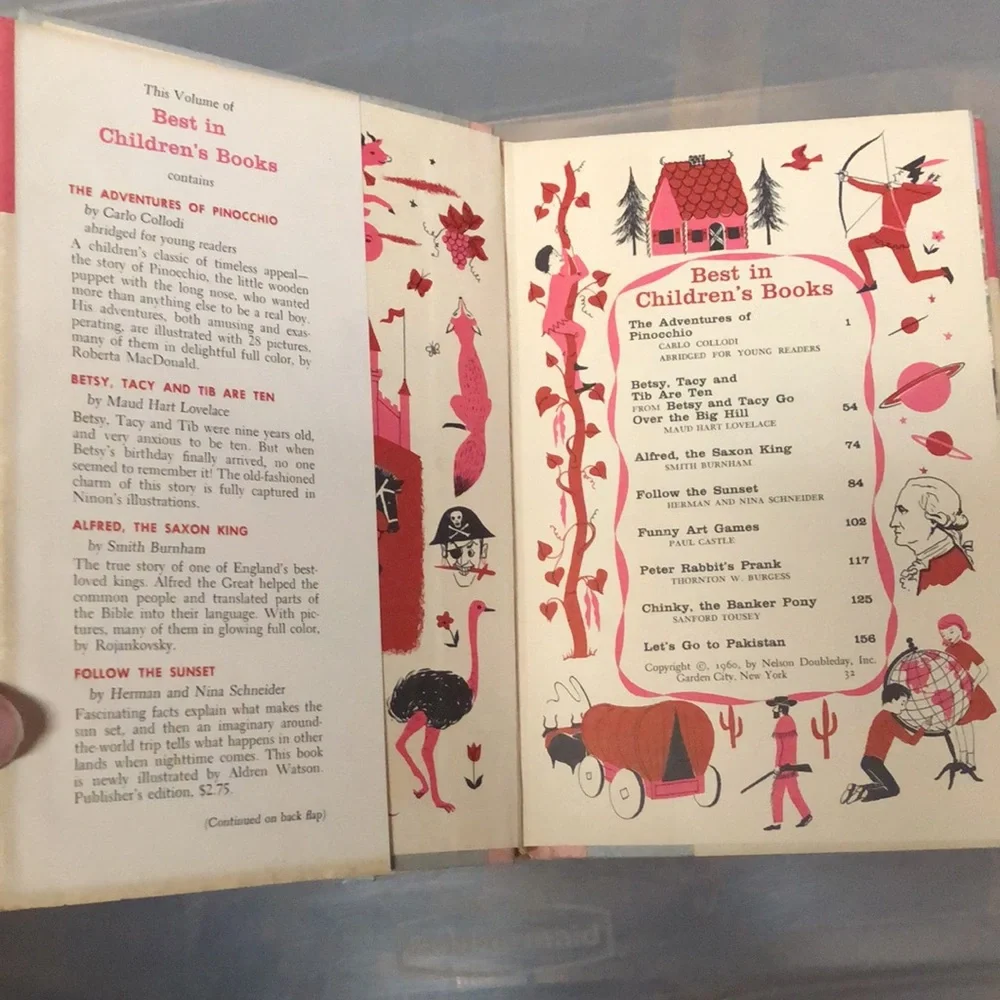 Vintage 1959-‘60. Best in Children’s Books. Lot of 3. Timeless Tales. - Picture 4 of 5